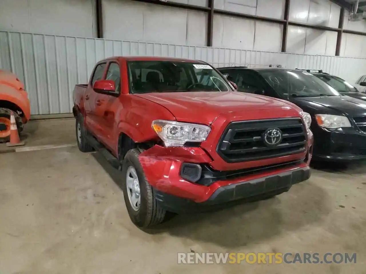 1 Photograph of a damaged car 3TMCZ5AN1NM466194 TOYOTA TACOMA 2022