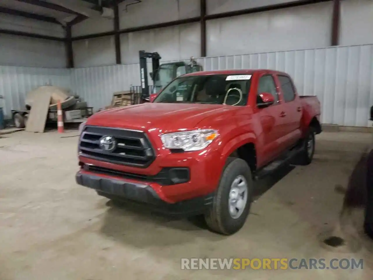 2 Photograph of a damaged car 3TMCZ5AN1NM466194 TOYOTA TACOMA 2022