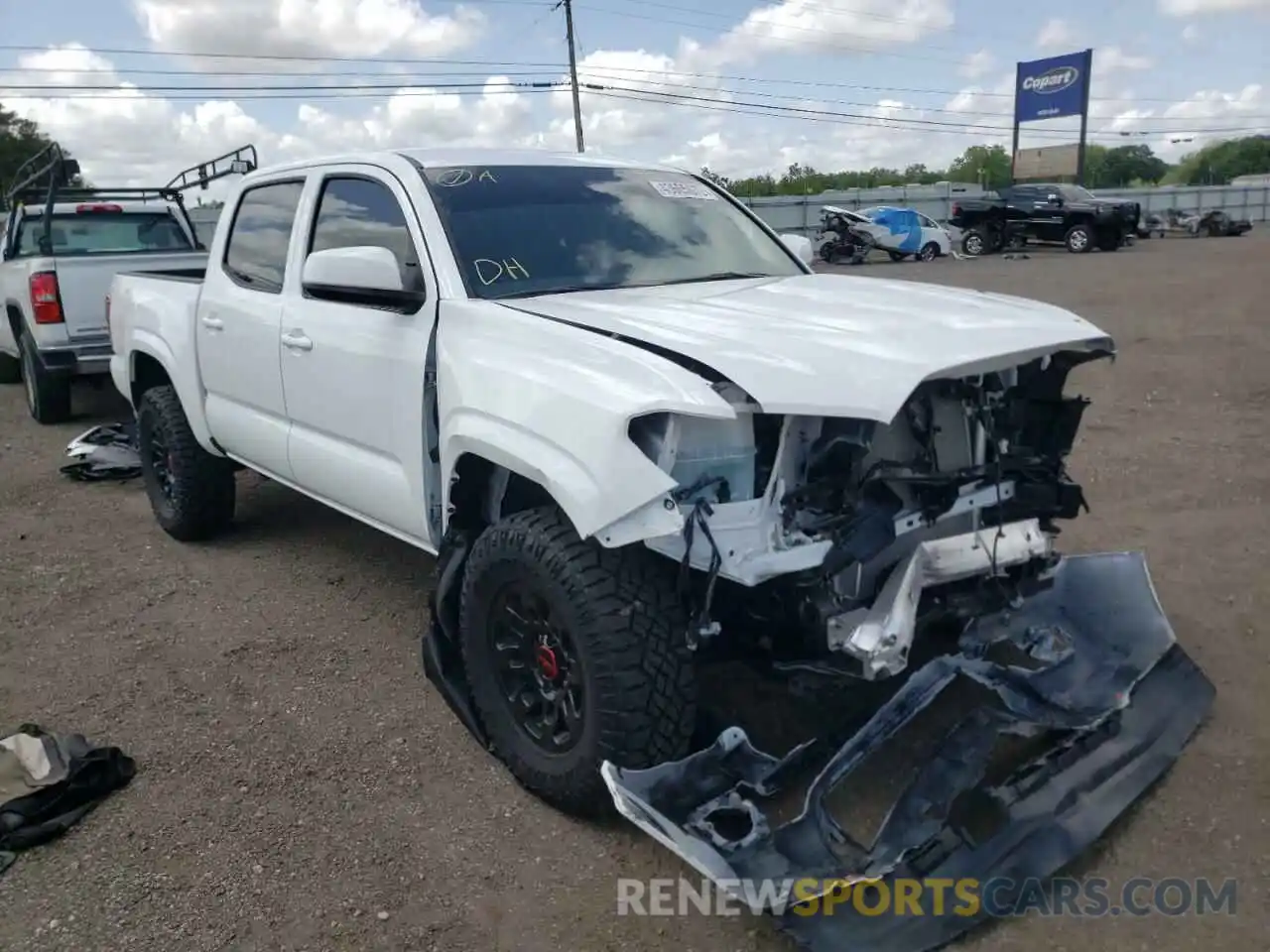 1 Photograph of a damaged car 3TMCZ5AN1NM467748 TOYOTA TACOMA 2022