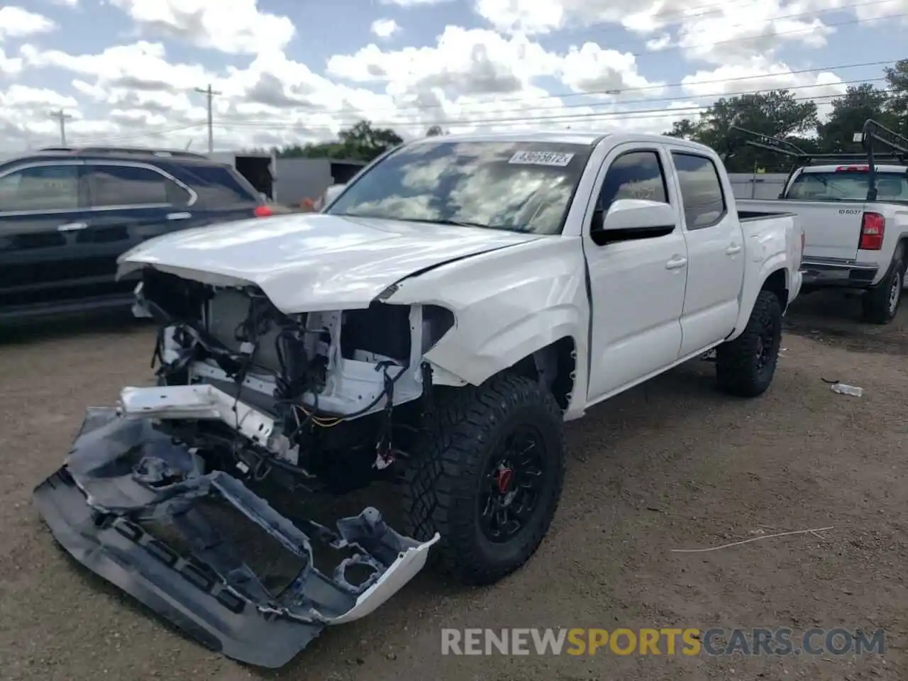 2 Photograph of a damaged car 3TMCZ5AN1NM467748 TOYOTA TACOMA 2022