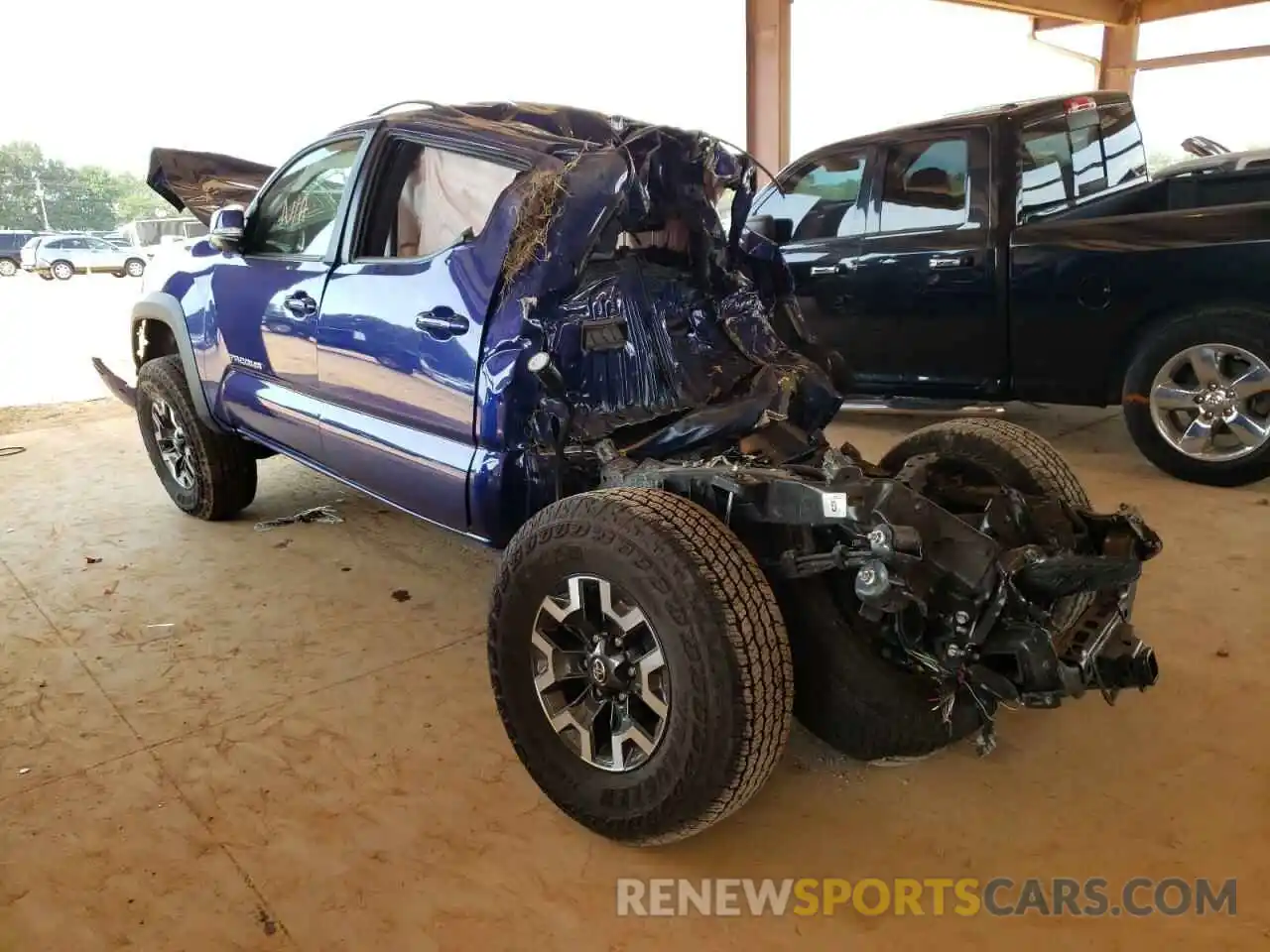 3 Photograph of a damaged car 3TMCZ5AN1NM471279 TOYOTA TACOMA 2022