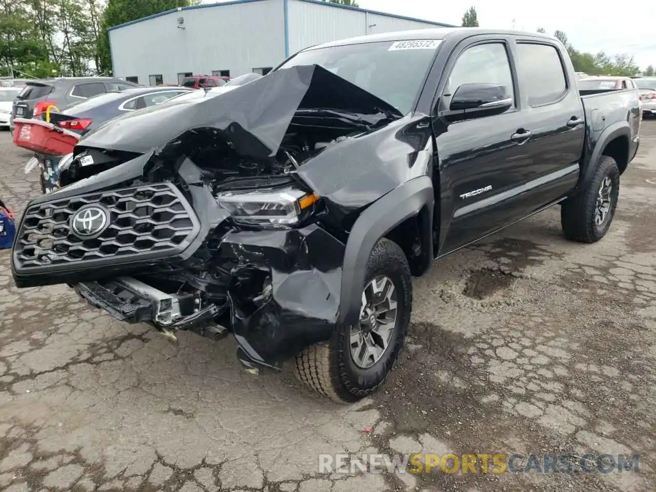 2 Photograph of a damaged car 3TMCZ5AN1NM475302 TOYOTA TACOMA 2022