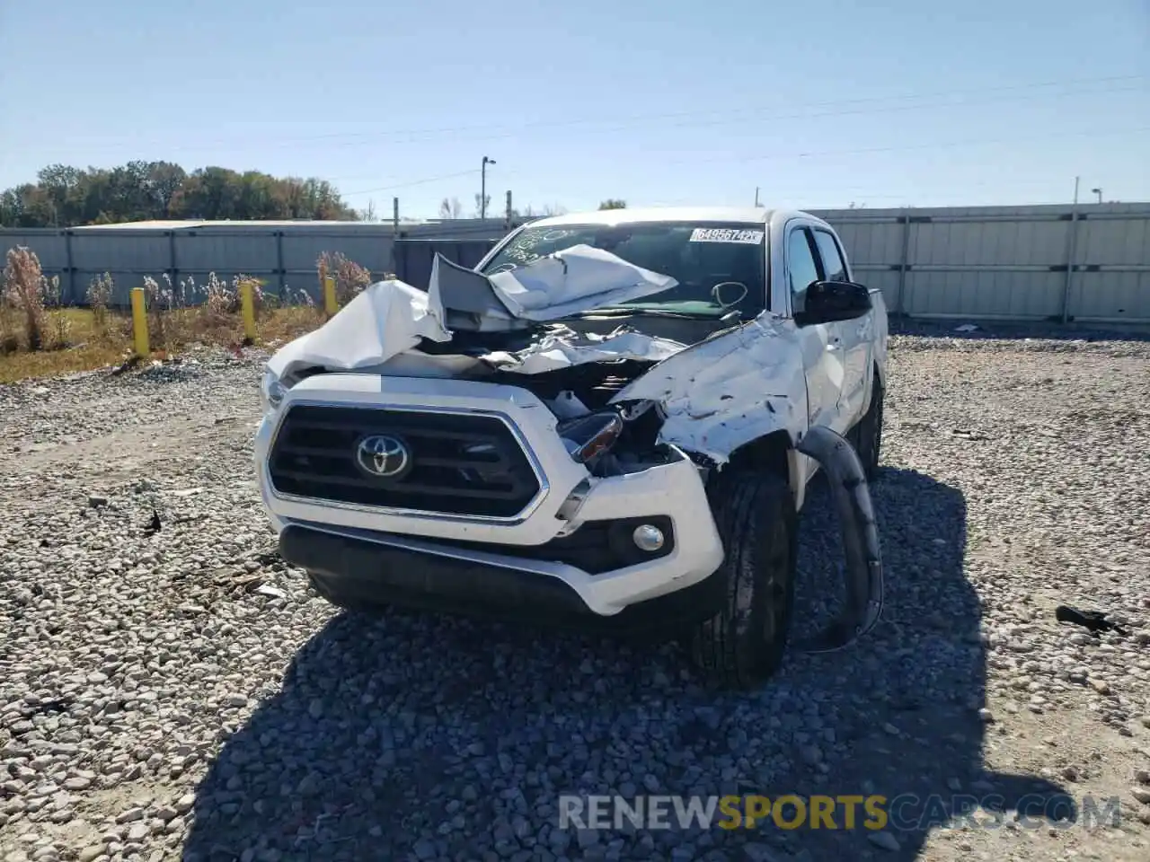 2 Photograph of a damaged car 3TMCZ5AN1NM478278 TOYOTA TACOMA 2022