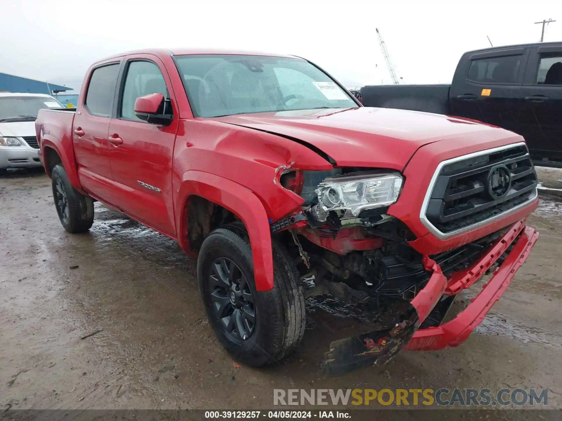 1 Photograph of a damaged car 3TMCZ5AN1NM489409 TOYOTA TACOMA 2022