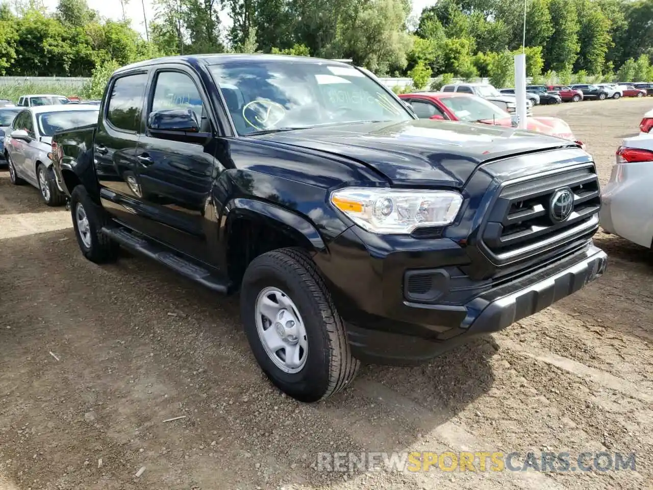 1 Photograph of a damaged car 3TMCZ5AN1NM500165 TOYOTA TACOMA 2022