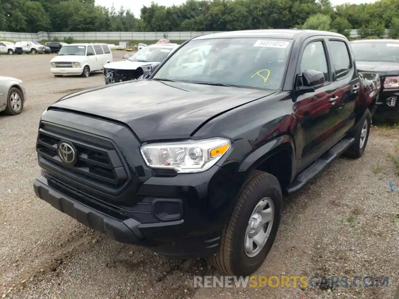 2 Photograph of a damaged car 3TMCZ5AN1NM500165 TOYOTA TACOMA 2022