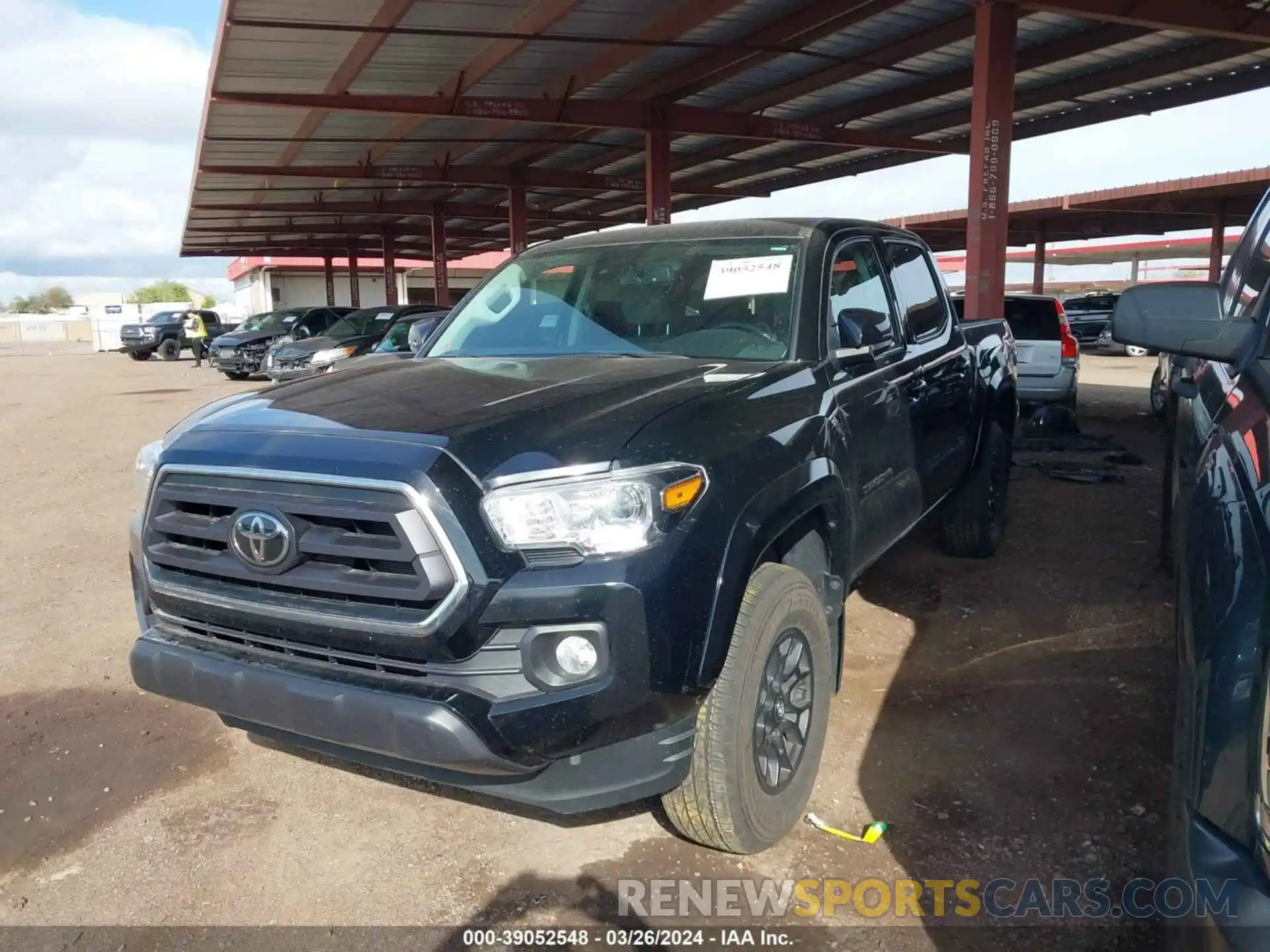 2 Photograph of a damaged car 3TMCZ5AN1NM520447 TOYOTA TACOMA 2022