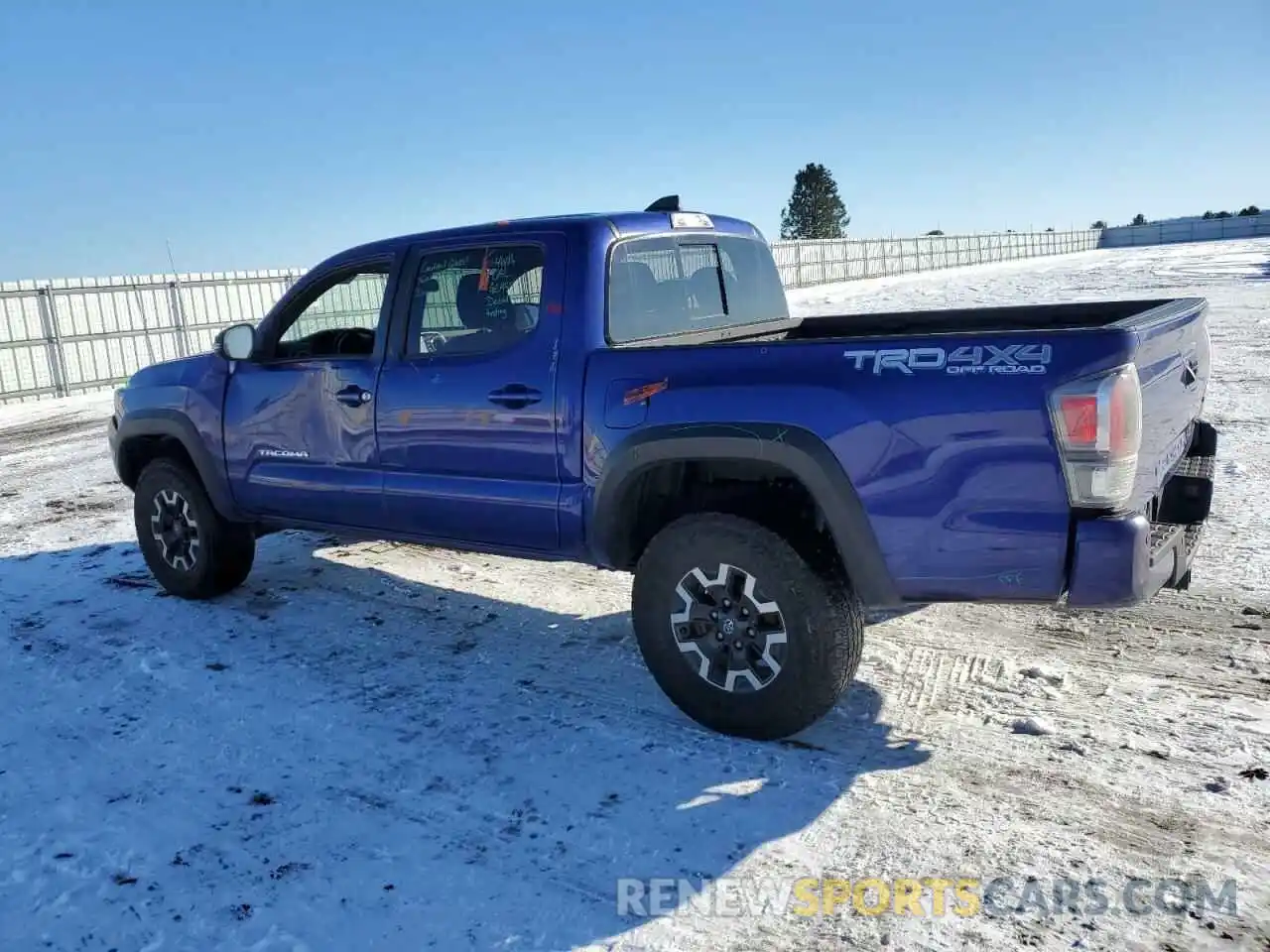 2 Photograph of a damaged car 3TMCZ5AN2NM455205 TOYOTA TACOMA 2022