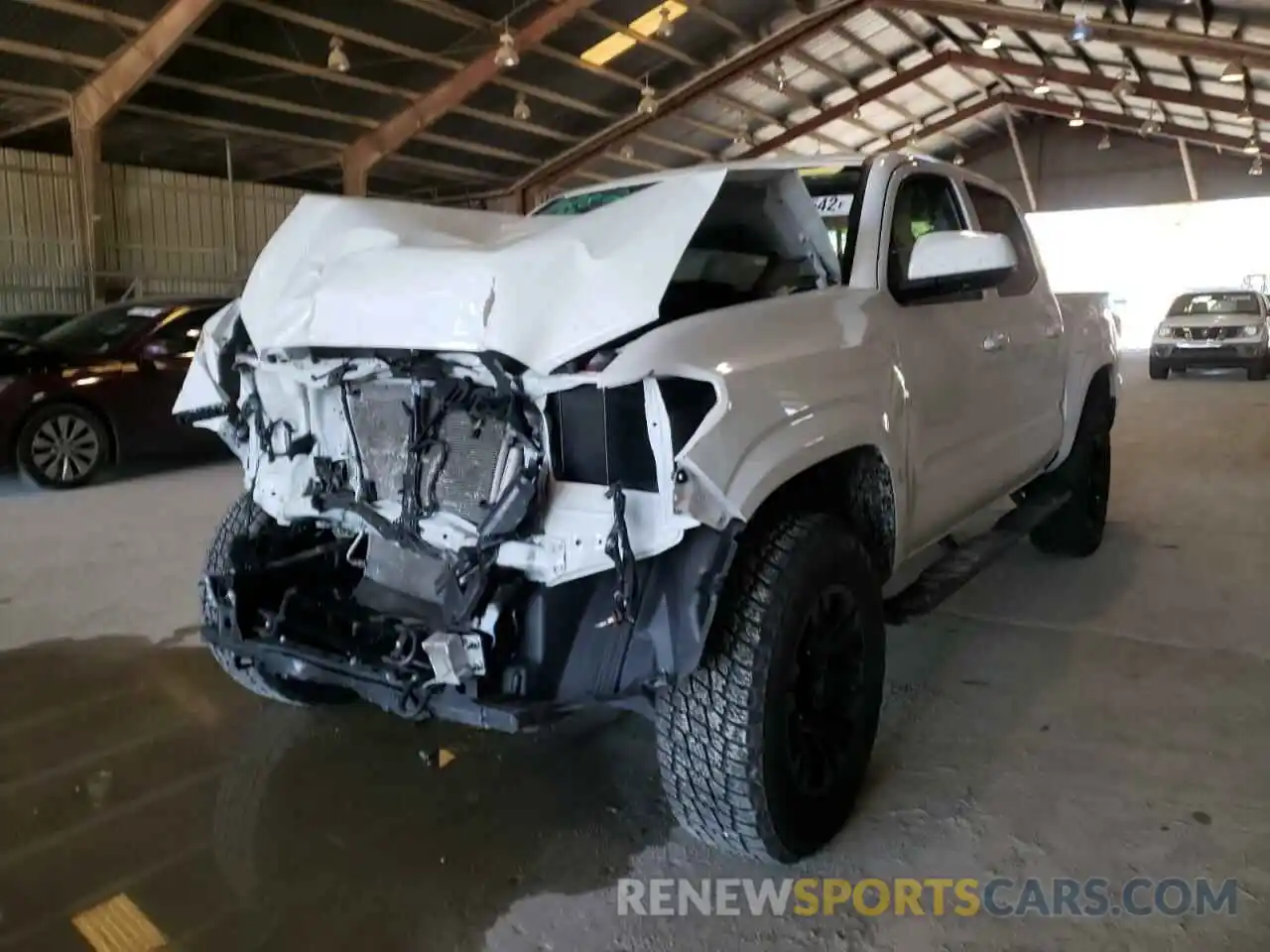 2 Photograph of a damaged car 3TMCZ5AN2NM458637 TOYOTA TACOMA 2022