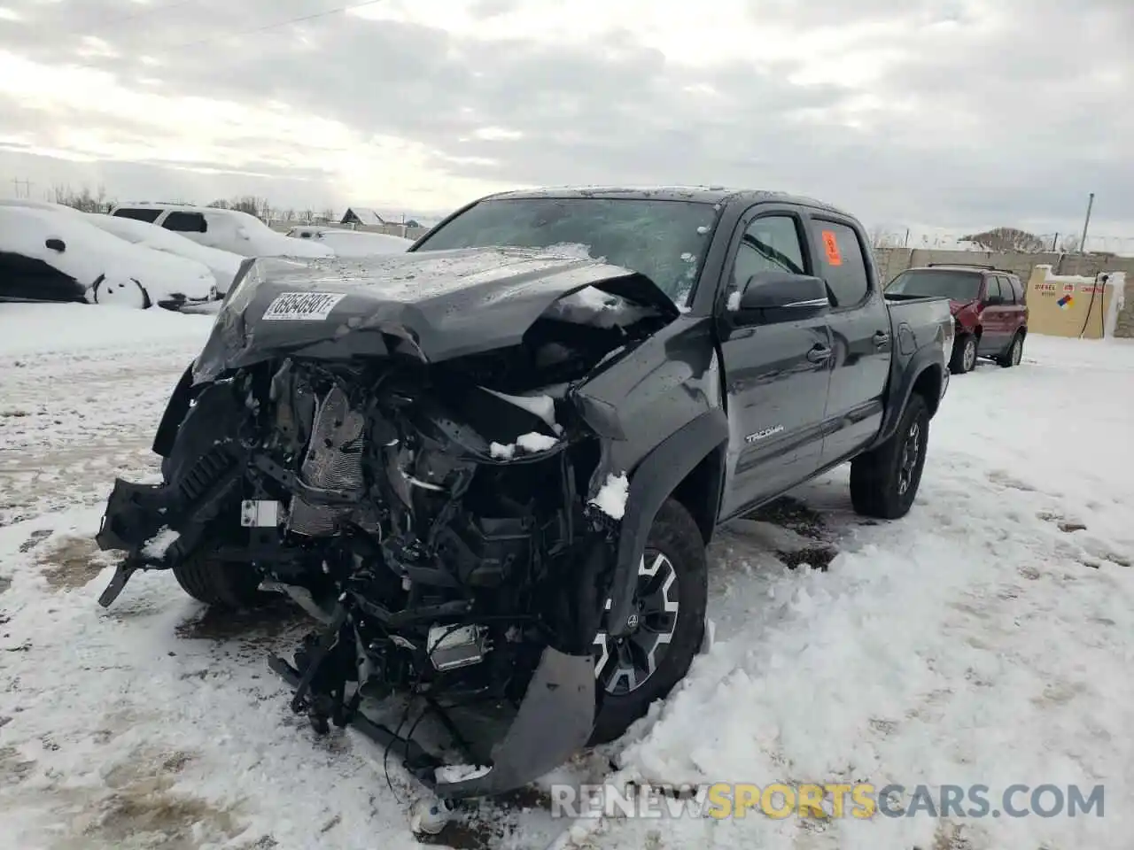 2 Photograph of a damaged car 3TMCZ5AN2NM459299 TOYOTA TACOMA 2022