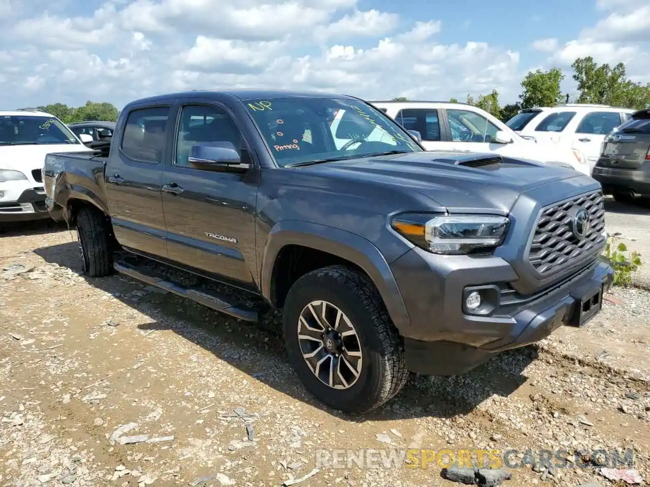 1 Photograph of a damaged car 3TMCZ5AN2NM459626 TOYOTA TACOMA 2022