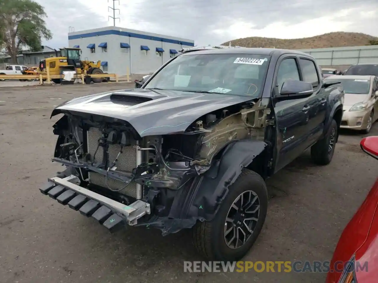 2 Photograph of a damaged car 3TMCZ5AN2NM463644 TOYOTA TACOMA 2022