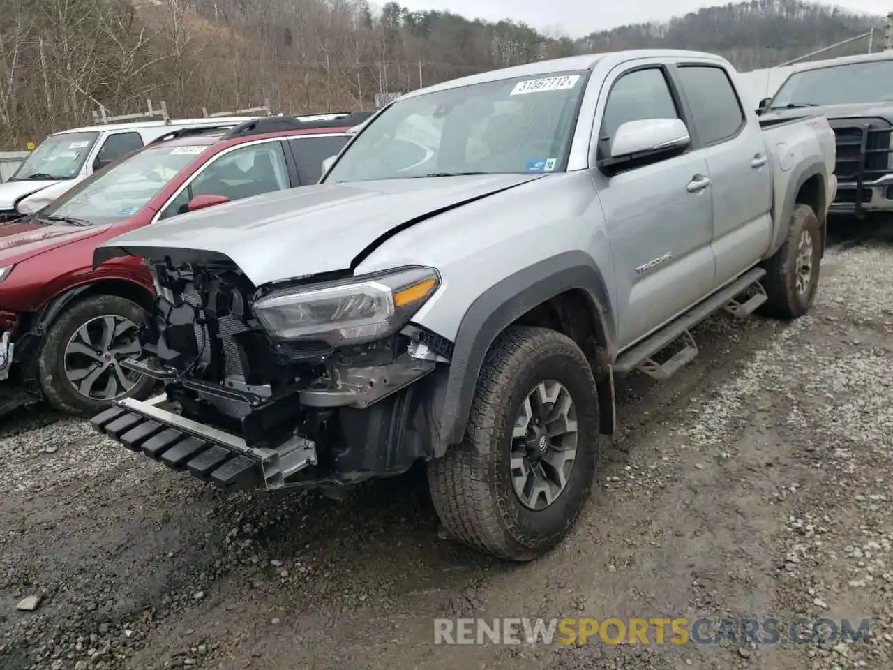 2 Photograph of a damaged car 3TMCZ5AN2NM466818 TOYOTA TACOMA 2022