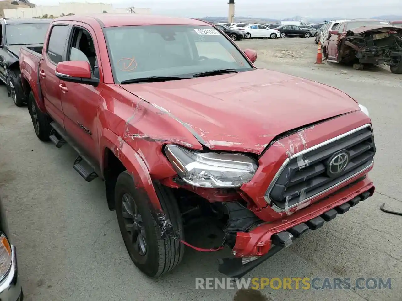 1 Photograph of a damaged car 3TMCZ5AN2NM469153 TOYOTA TACOMA 2022