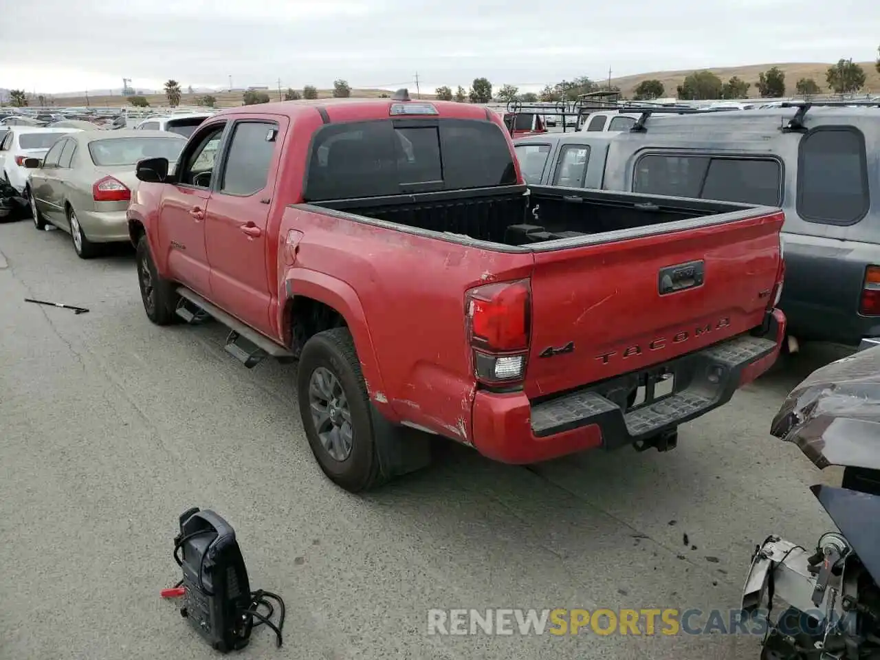 3 Photograph of a damaged car 3TMCZ5AN2NM469153 TOYOTA TACOMA 2022