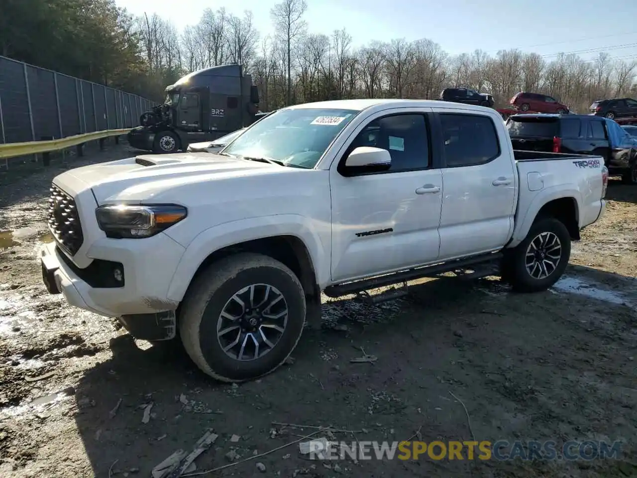 1 Photograph of a damaged car 3TMCZ5AN2NM470528 TOYOTA TACOMA 2022