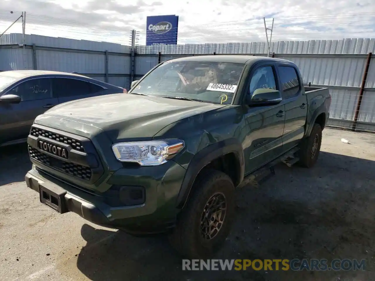 2 Photograph of a damaged car 3TMCZ5AN2NM476183 TOYOTA TACOMA 2022