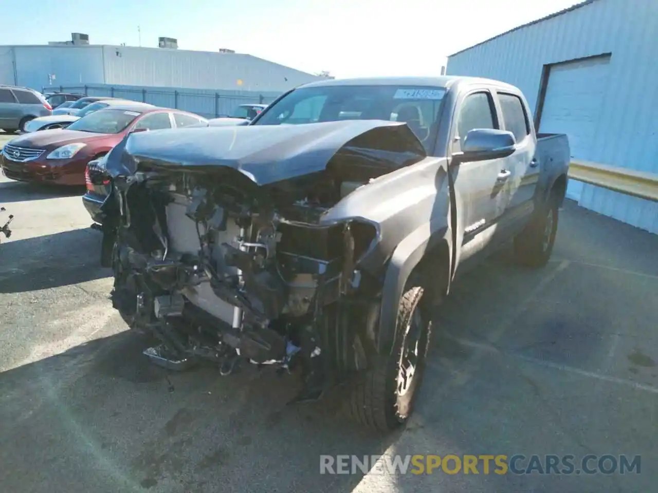 2 Photograph of a damaged car 3TMCZ5AN2NM497857 TOYOTA TACOMA 2022