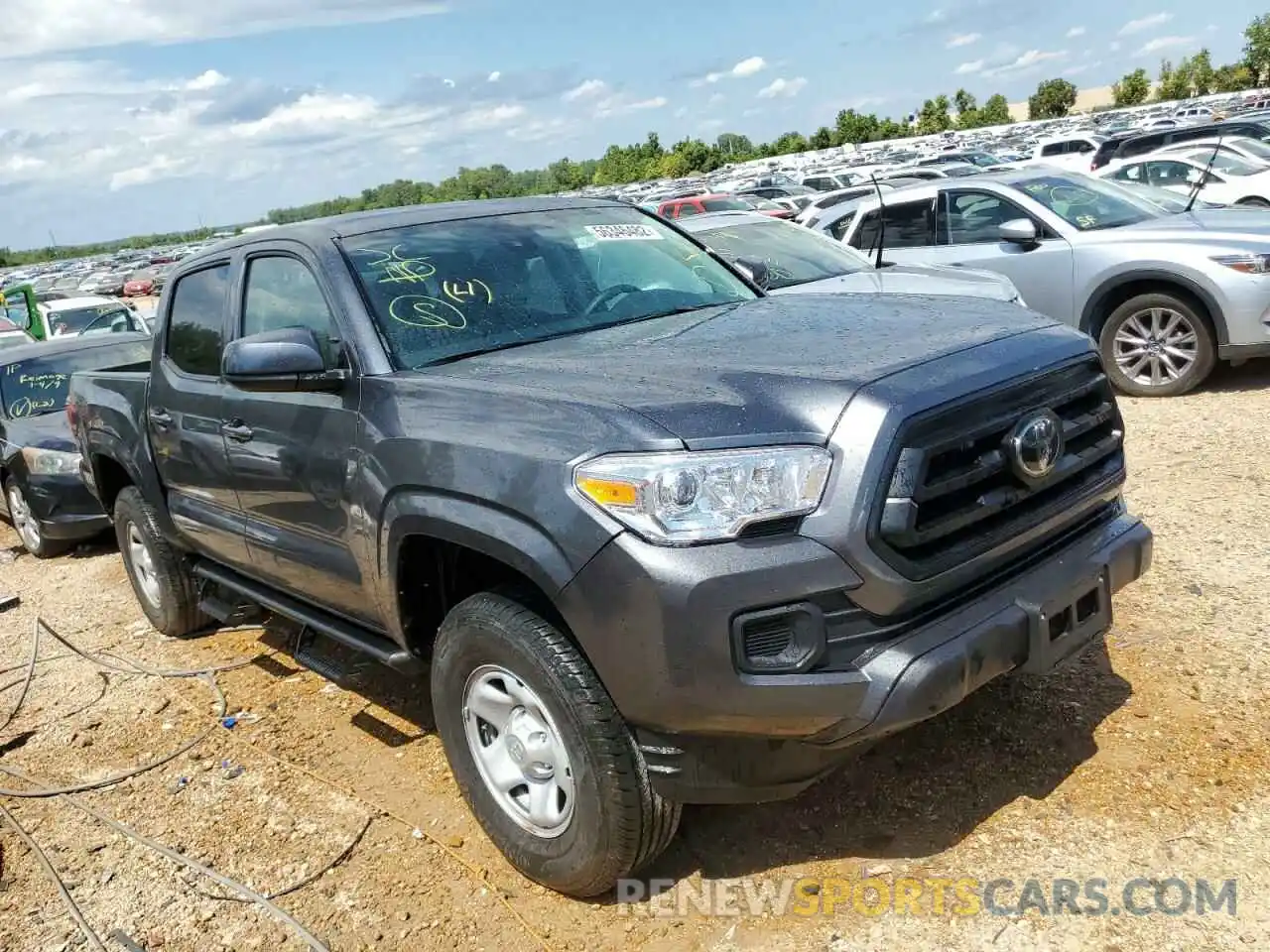 1 Photograph of a damaged car 3TMCZ5AN2NM502233 TOYOTA TACOMA 2022