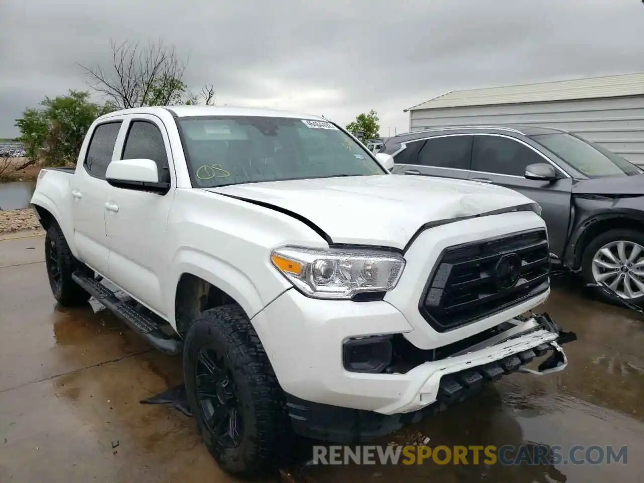 1 Photograph of a damaged car 3TMCZ5AN3NM460252 TOYOTA TACOMA 2022