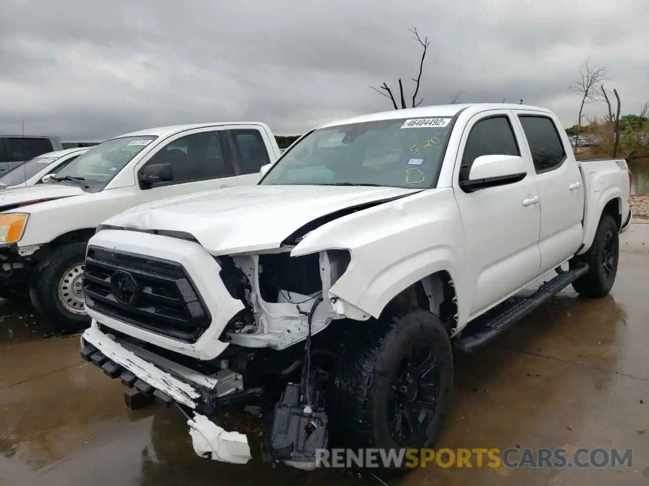 2 Photograph of a damaged car 3TMCZ5AN3NM460252 TOYOTA TACOMA 2022