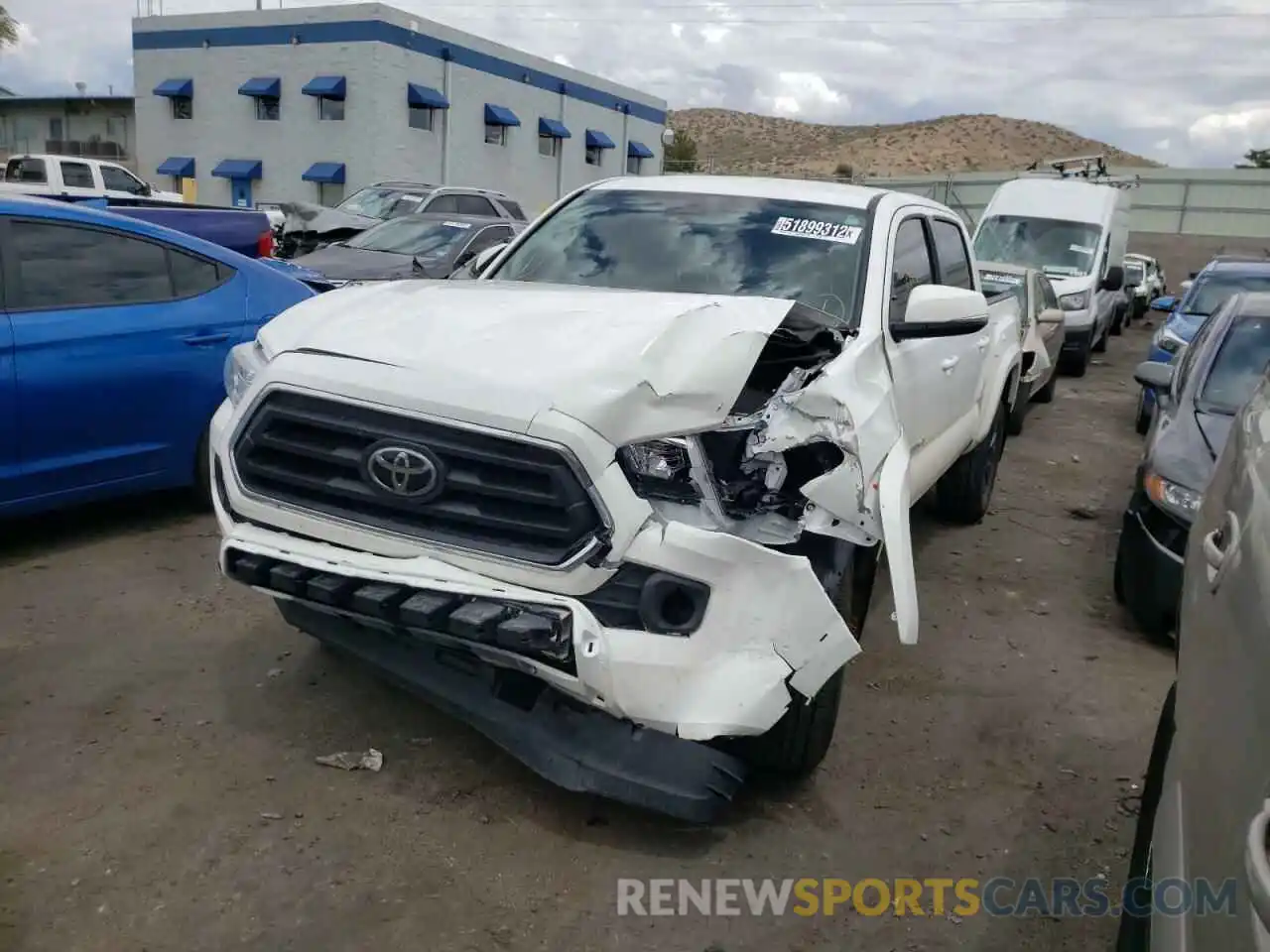 9 Photograph of a damaged car 3TMCZ5AN3NM465502 TOYOTA TACOMA 2022