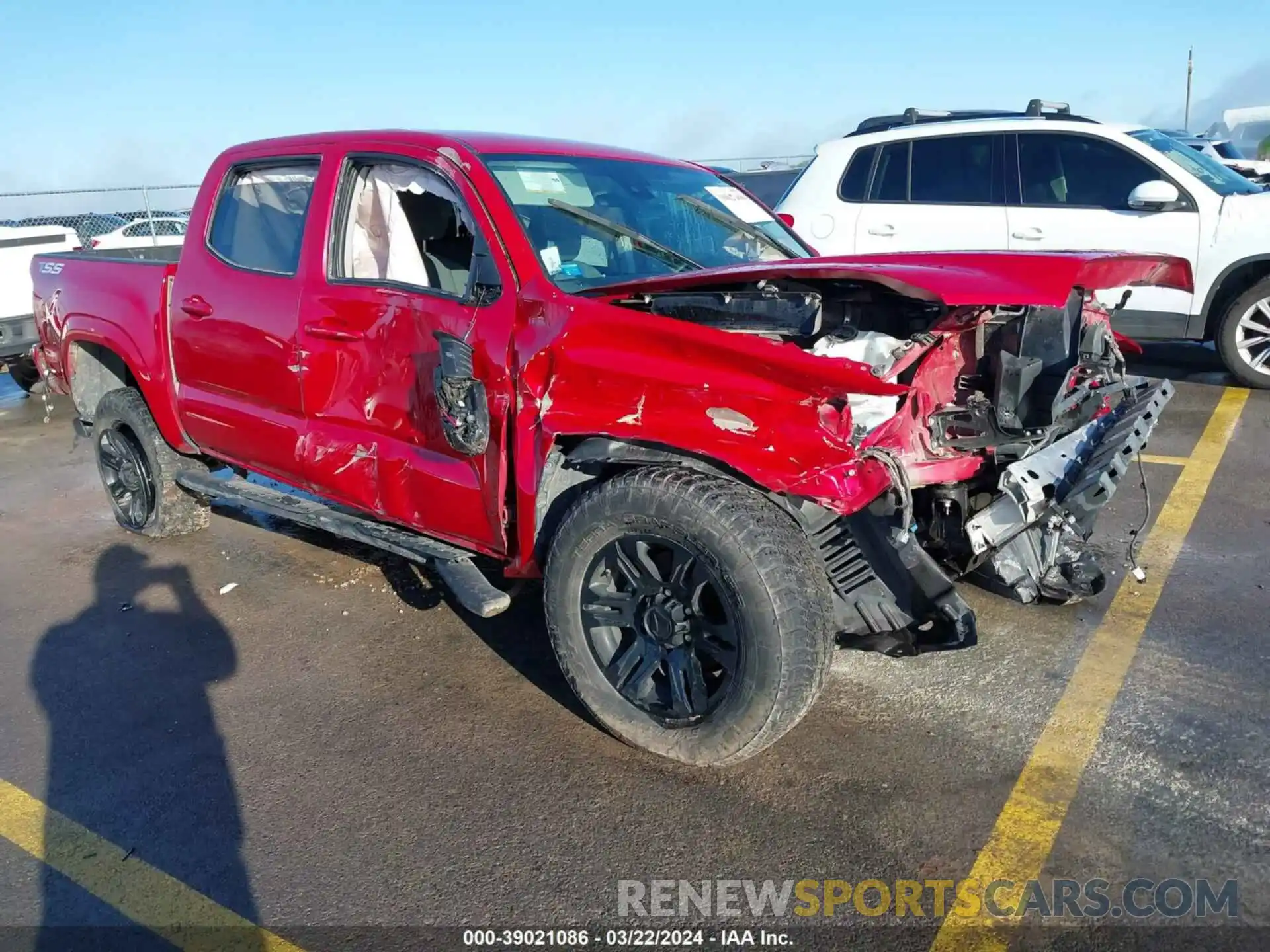 1 Photograph of a damaged car 3TMCZ5AN3NM486334 TOYOTA TACOMA 2022