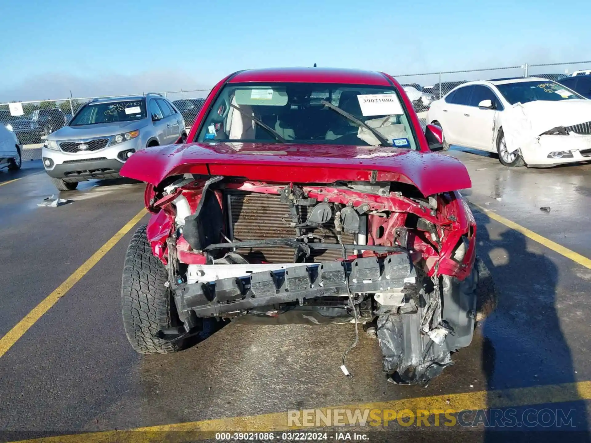 13 Photograph of a damaged car 3TMCZ5AN3NM486334 TOYOTA TACOMA 2022