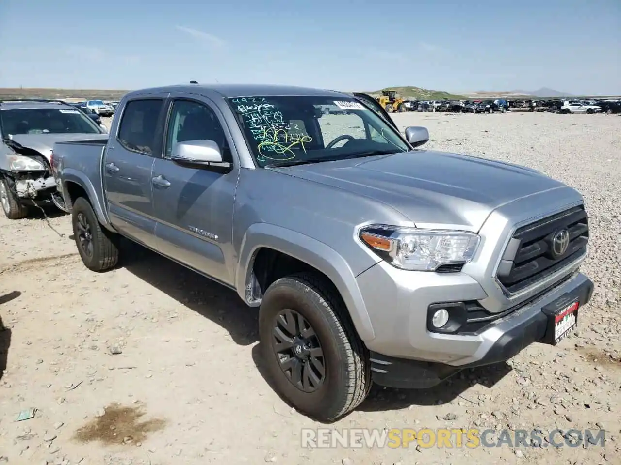 1 Photograph of a damaged car 3TMCZ5AN3NM487421 TOYOTA TACOMA 2022