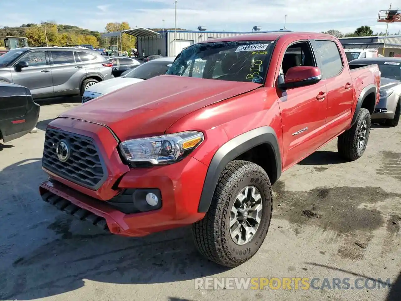 2 Фотография поврежденного автомобиля 3TMCZ5AN3NM490559 TOYOTA TACOMA 2022