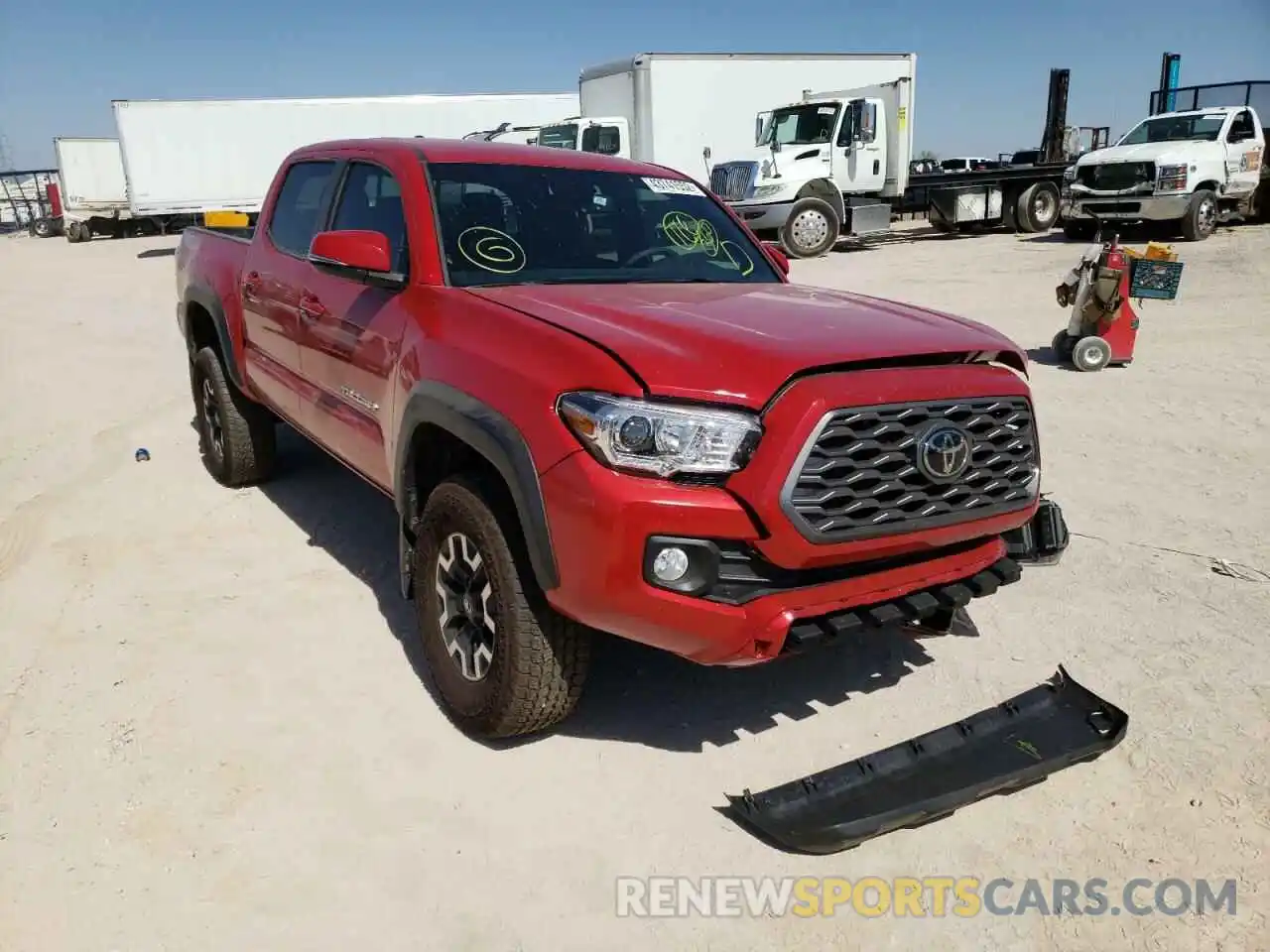 1 Photograph of a damaged car 3TMCZ5AN3NM493784 TOYOTA TACOMA 2022