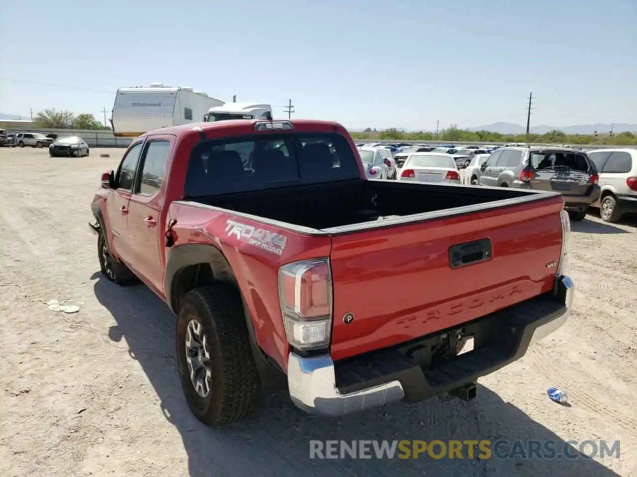 3 Photograph of a damaged car 3TMCZ5AN3NM493784 TOYOTA TACOMA 2022