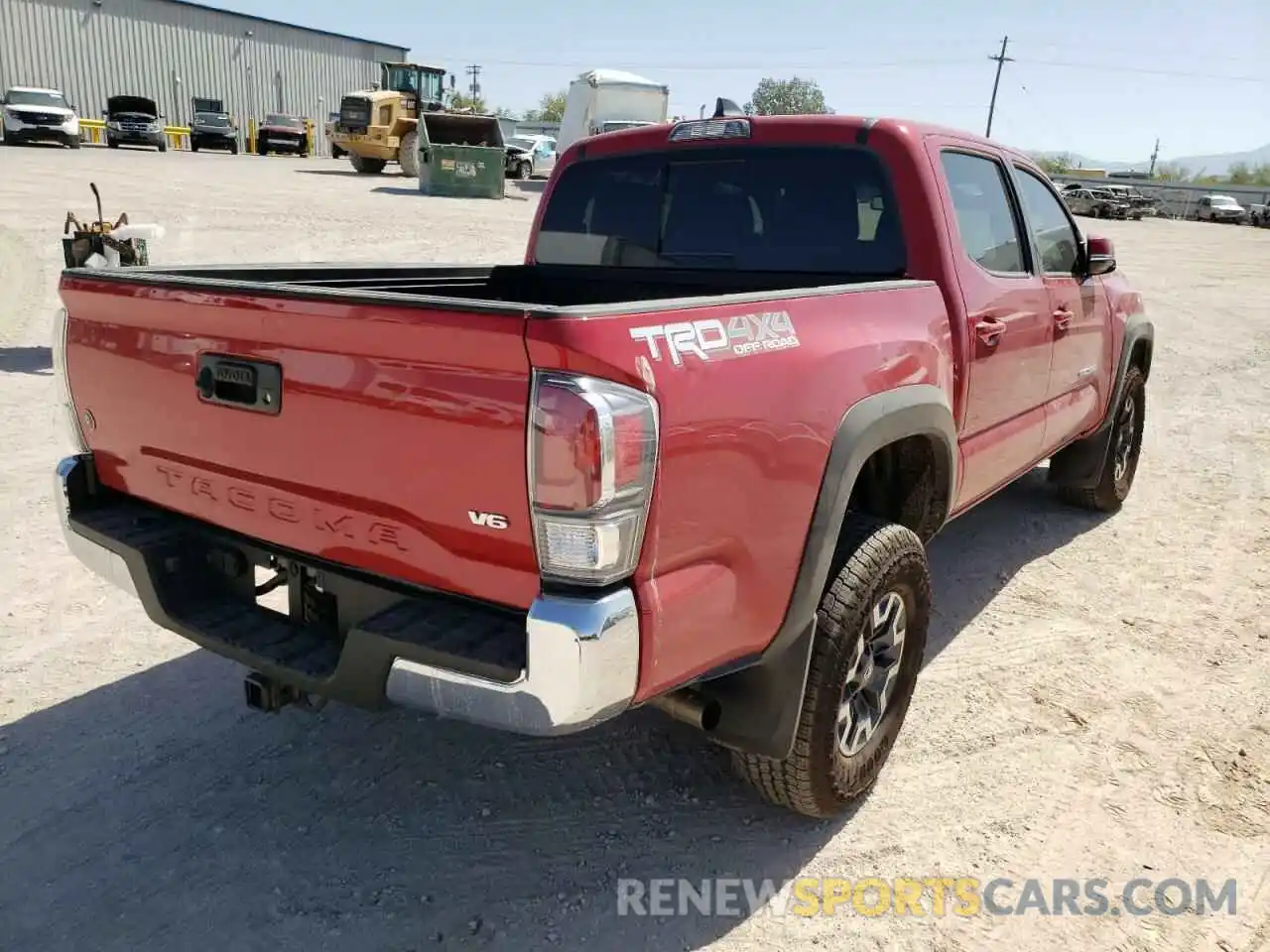 4 Photograph of a damaged car 3TMCZ5AN3NM493784 TOYOTA TACOMA 2022