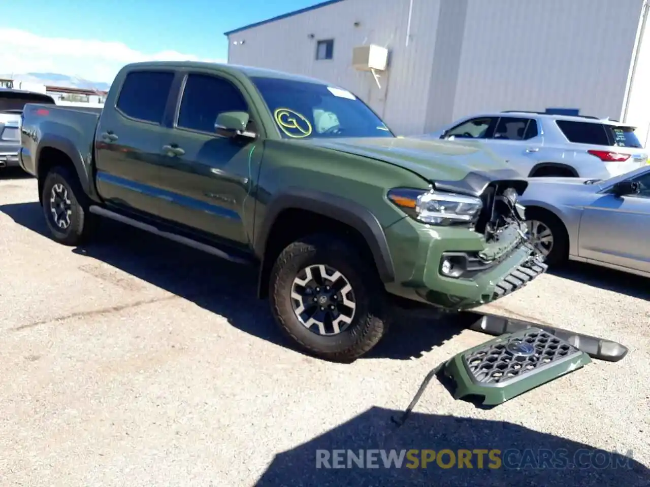 1 Photograph of a damaged car 3TMCZ5AN3NM499178 TOYOTA TACOMA 2022