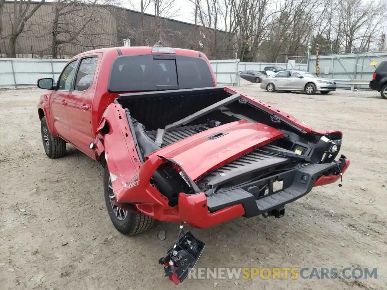 3 Photograph of a damaged car 3TMCZ5AN4NM456176 TOYOTA TACOMA 2022