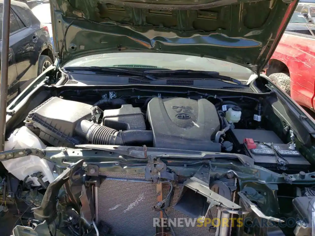 7 Photograph of a damaged car 3TMCZ5AN4NM462110 TOYOTA TACOMA 2022