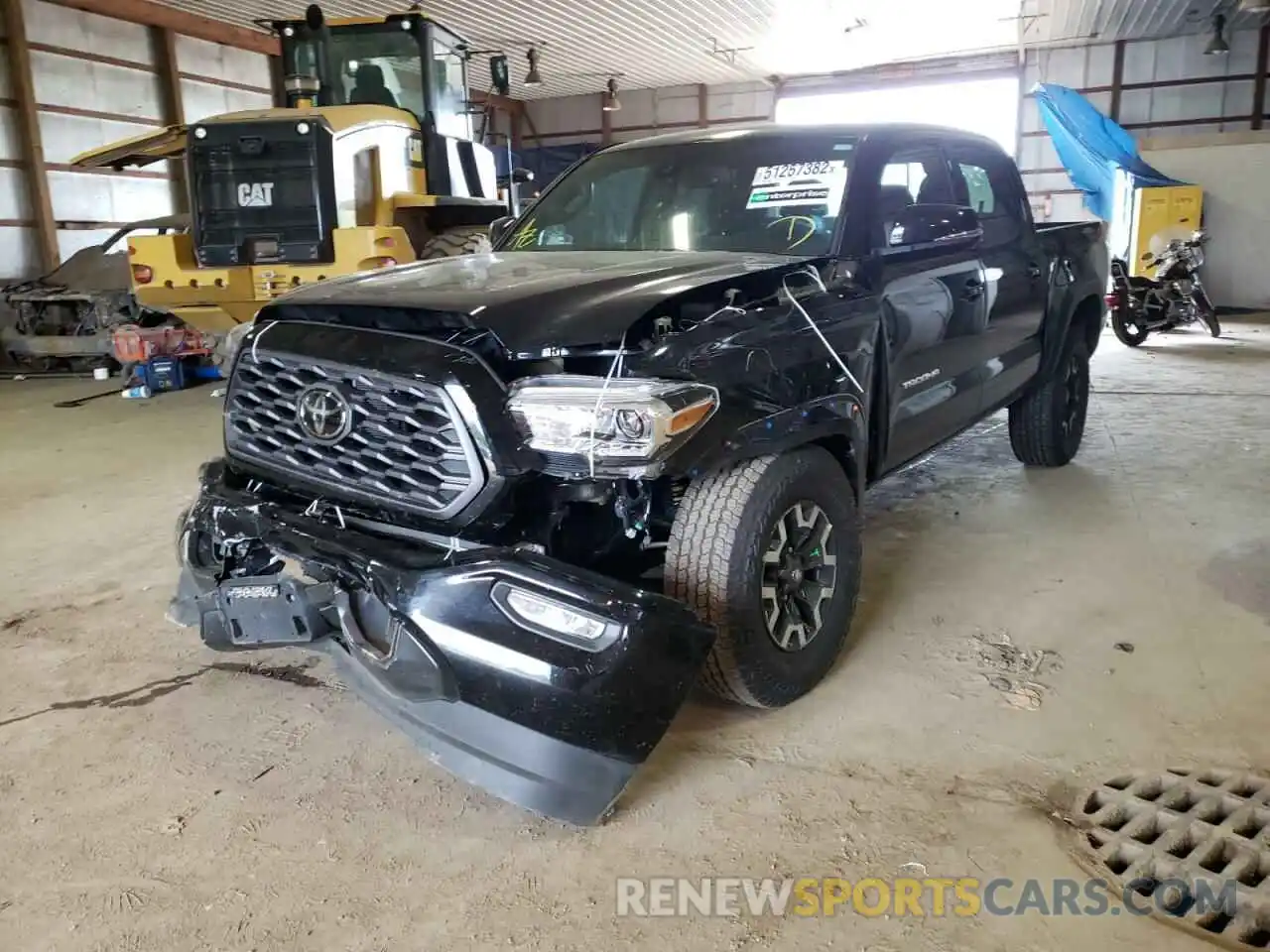 2 Photograph of a damaged car 3TMCZ5AN4NM474872 TOYOTA TACOMA 2022