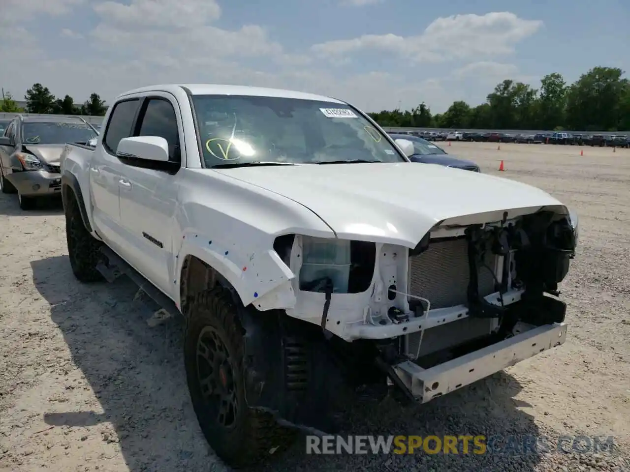 1 Photograph of a damaged car 3TMCZ5AN4NM481997 TOYOTA TACOMA 2022