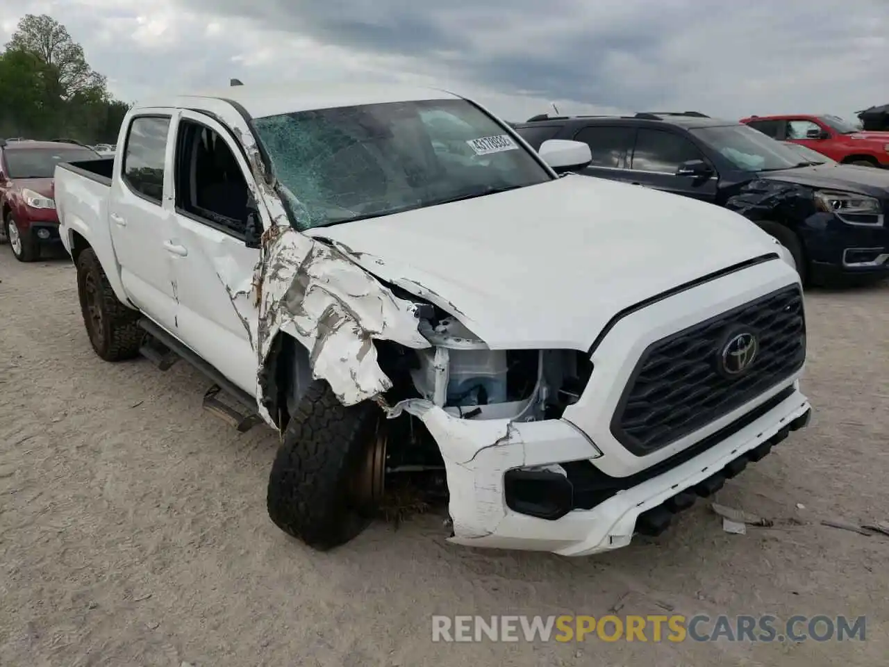 1 Photograph of a damaged car 3TMCZ5AN4NM485872 TOYOTA TACOMA 2022