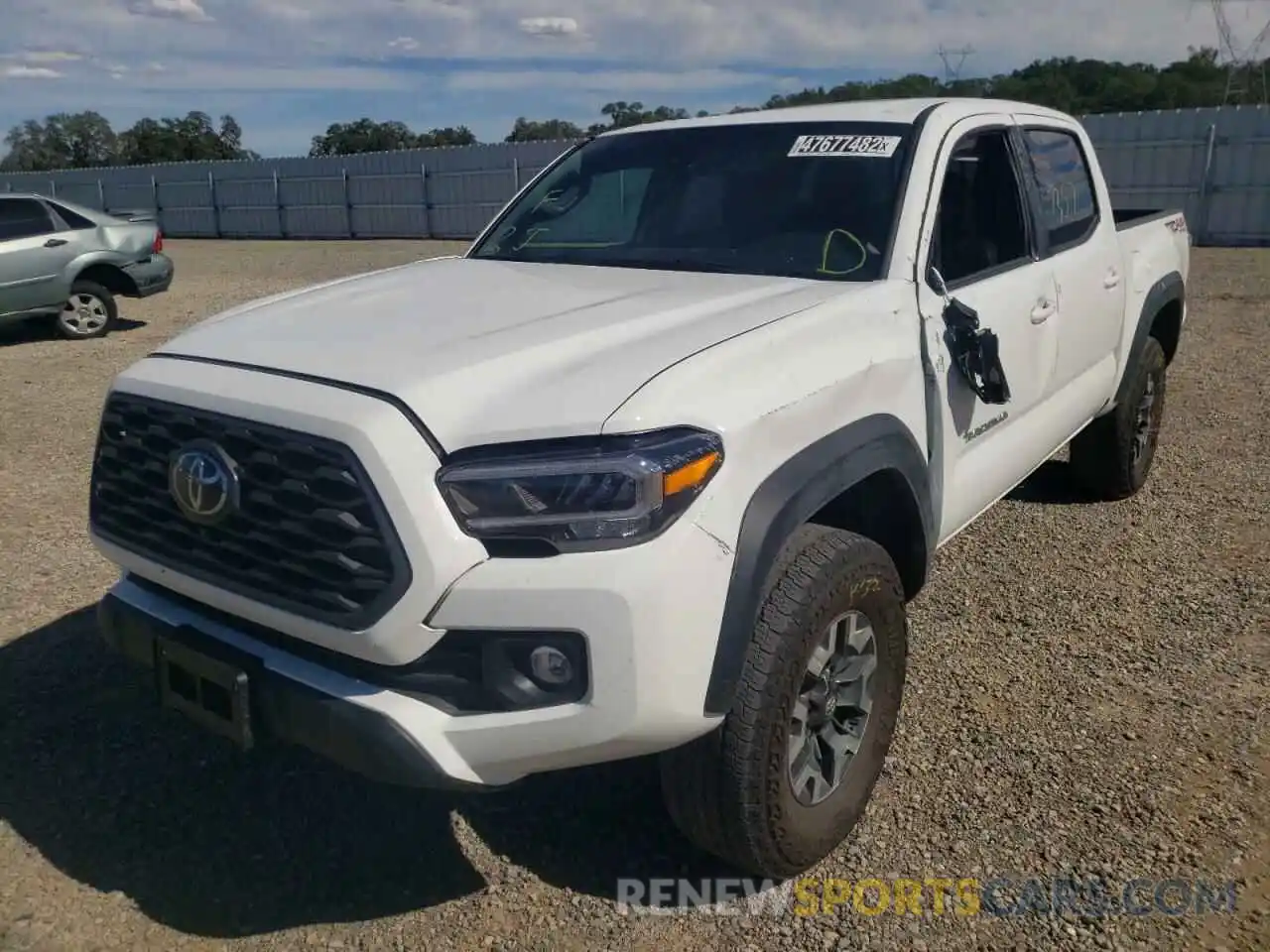 2 Photograph of a damaged car 3TMCZ5AN4NM486309 TOYOTA TACOMA 2022