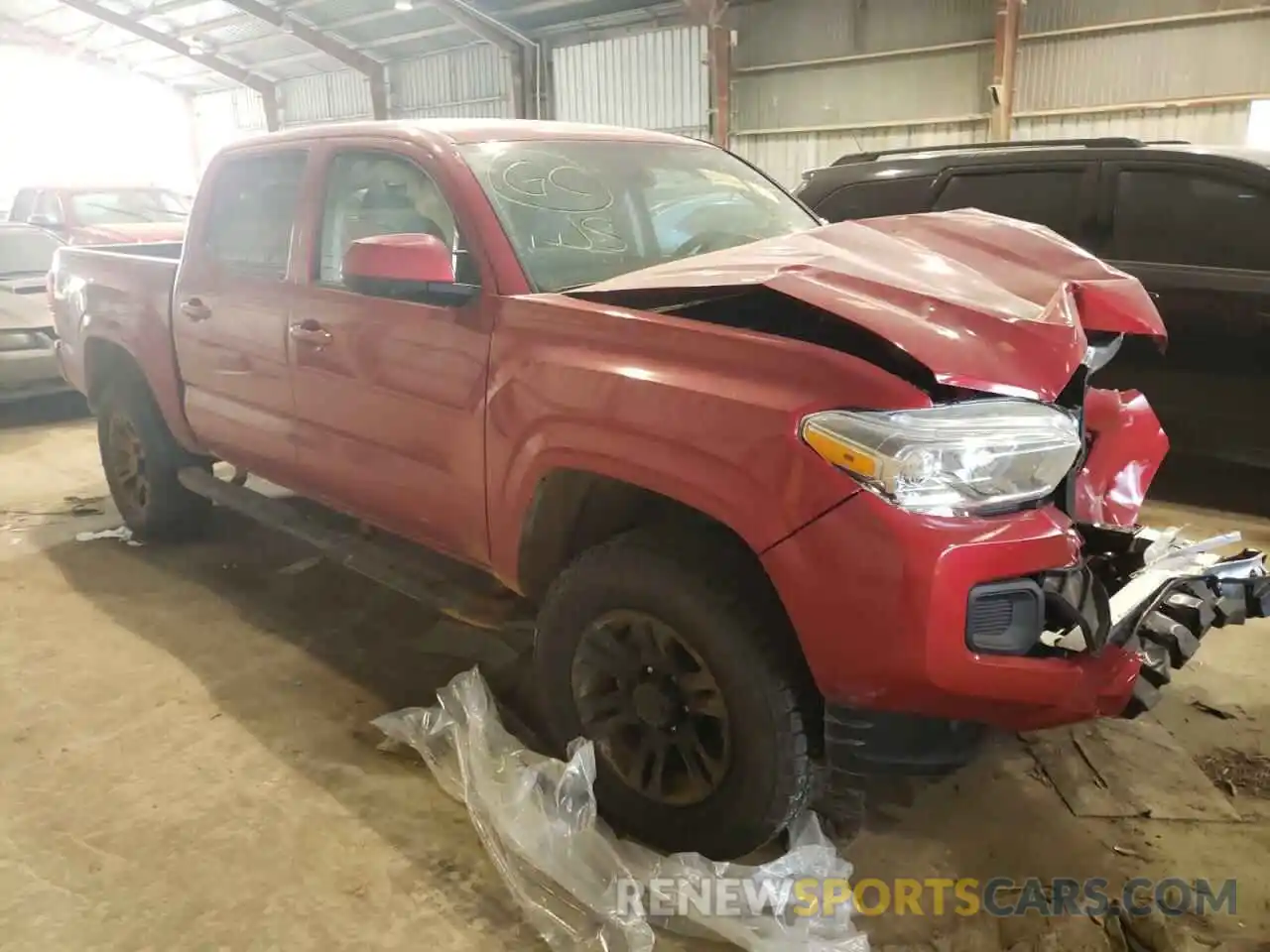 1 Photograph of a damaged car 3TMCZ5AN5NM455327 TOYOTA TACOMA 2022