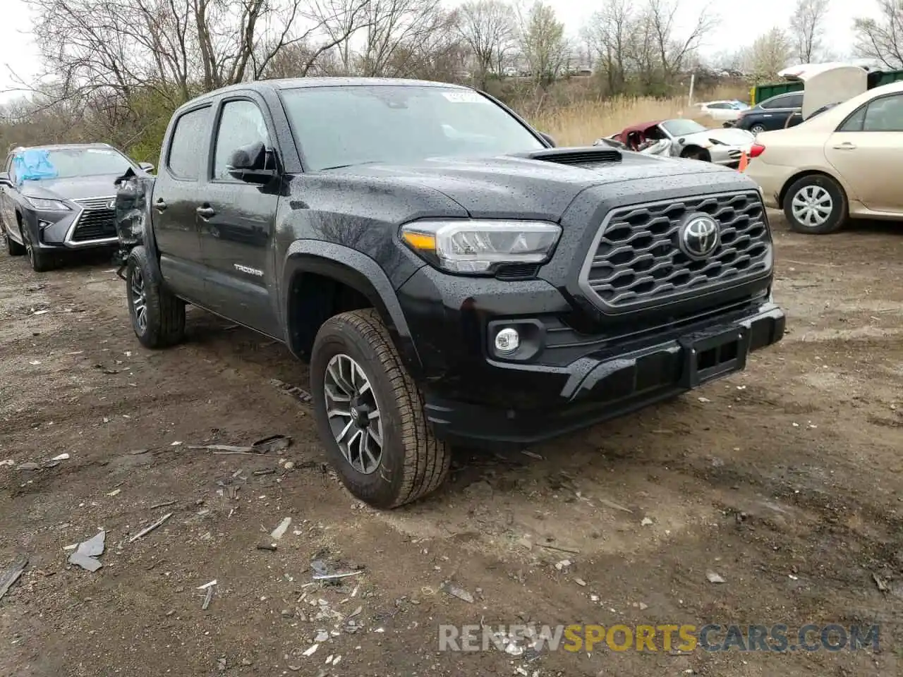 1 Photograph of a damaged car 3TMCZ5AN5NM456929 TOYOTA TACOMA 2022