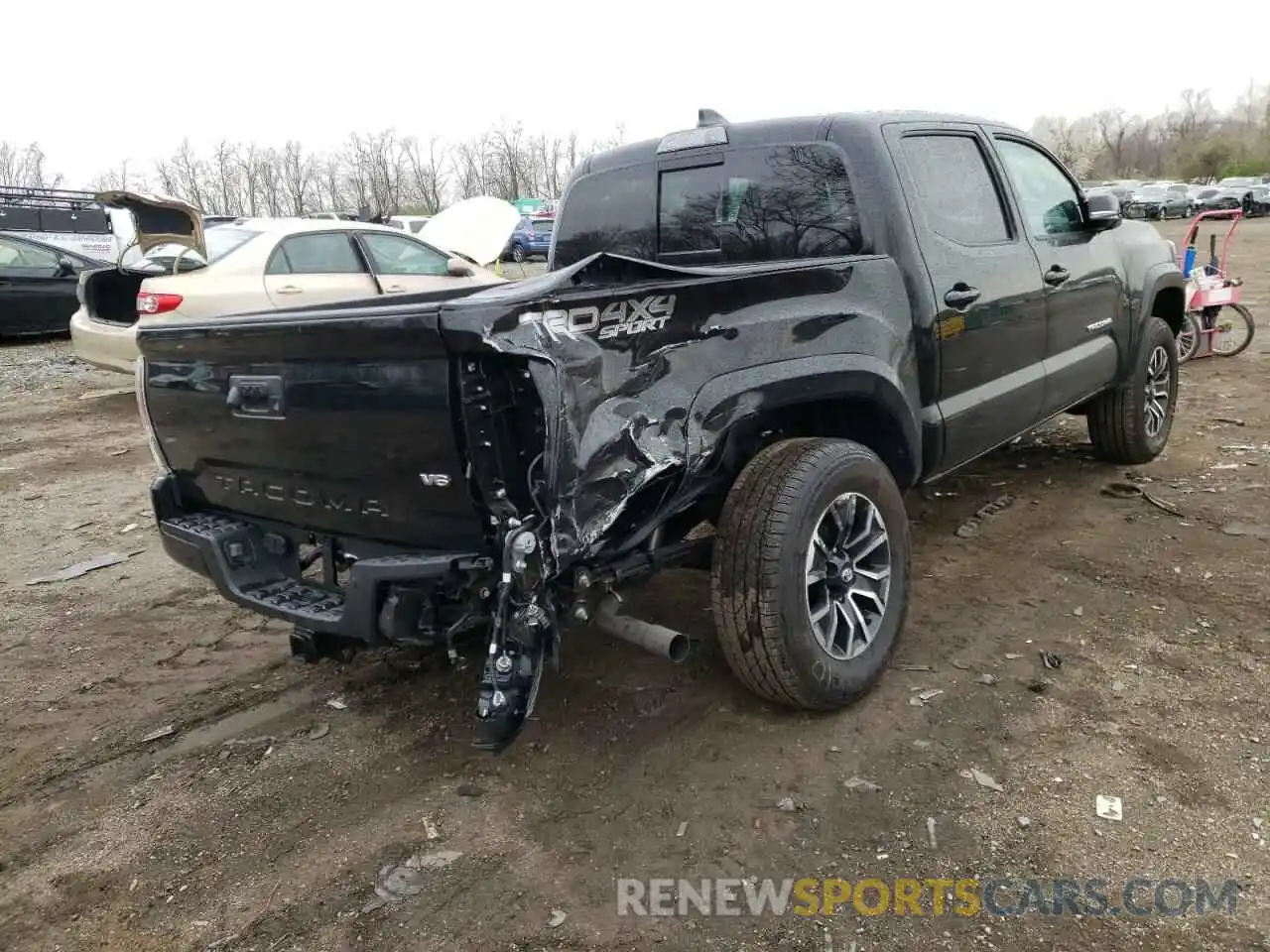 4 Фотография поврежденного автомобиля 3TMCZ5AN5NM456929 TOYOTA TACOMA 2022