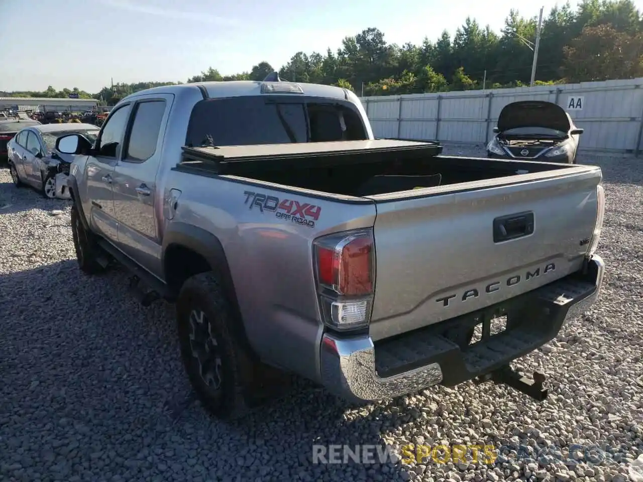 3 Photograph of a damaged car 3TMCZ5AN5NM463010 TOYOTA TACOMA 2022