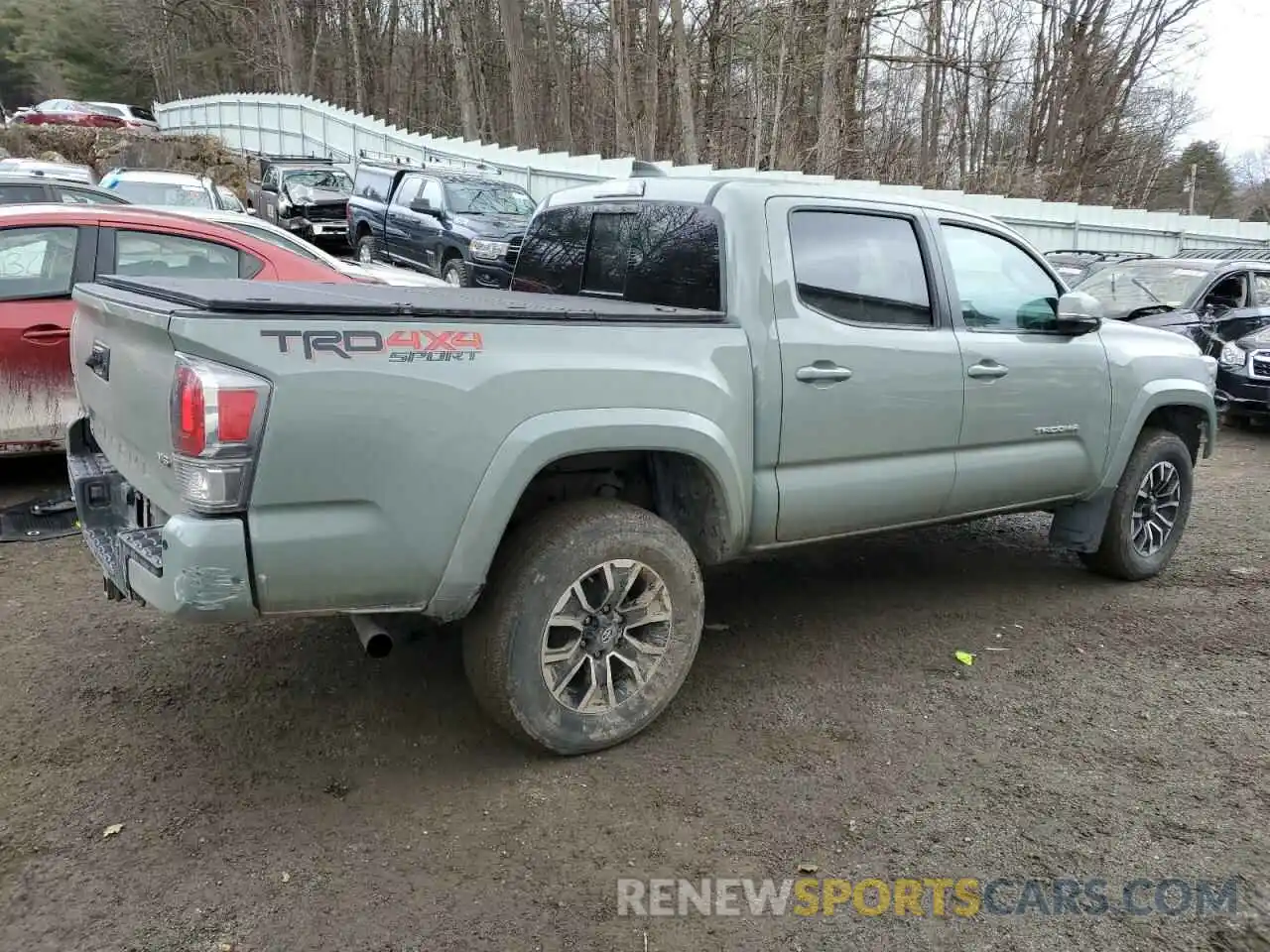 3 Photograph of a damaged car 3TMCZ5AN5NM464576 TOYOTA TACOMA 2022