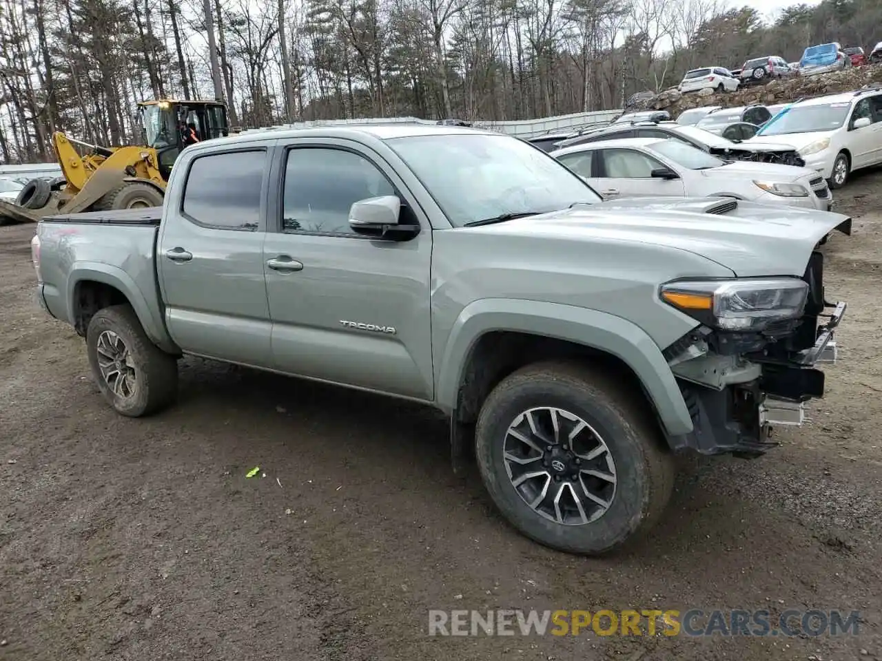 4 Фотография поврежденного автомобиля 3TMCZ5AN5NM464576 TOYOTA TACOMA 2022