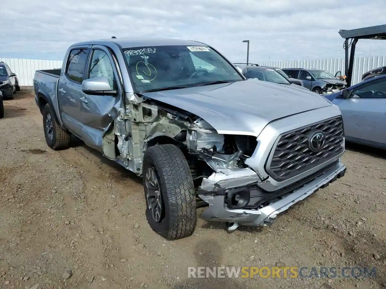 1 Photograph of a damaged car 3TMCZ5AN5NM474802 TOYOTA TACOMA 2022