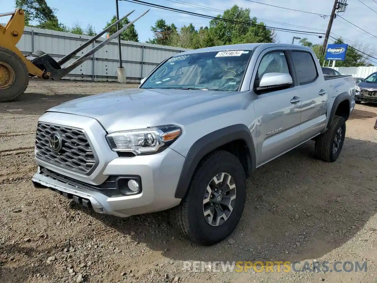 2 Photograph of a damaged car 3TMCZ5AN5NM474802 TOYOTA TACOMA 2022