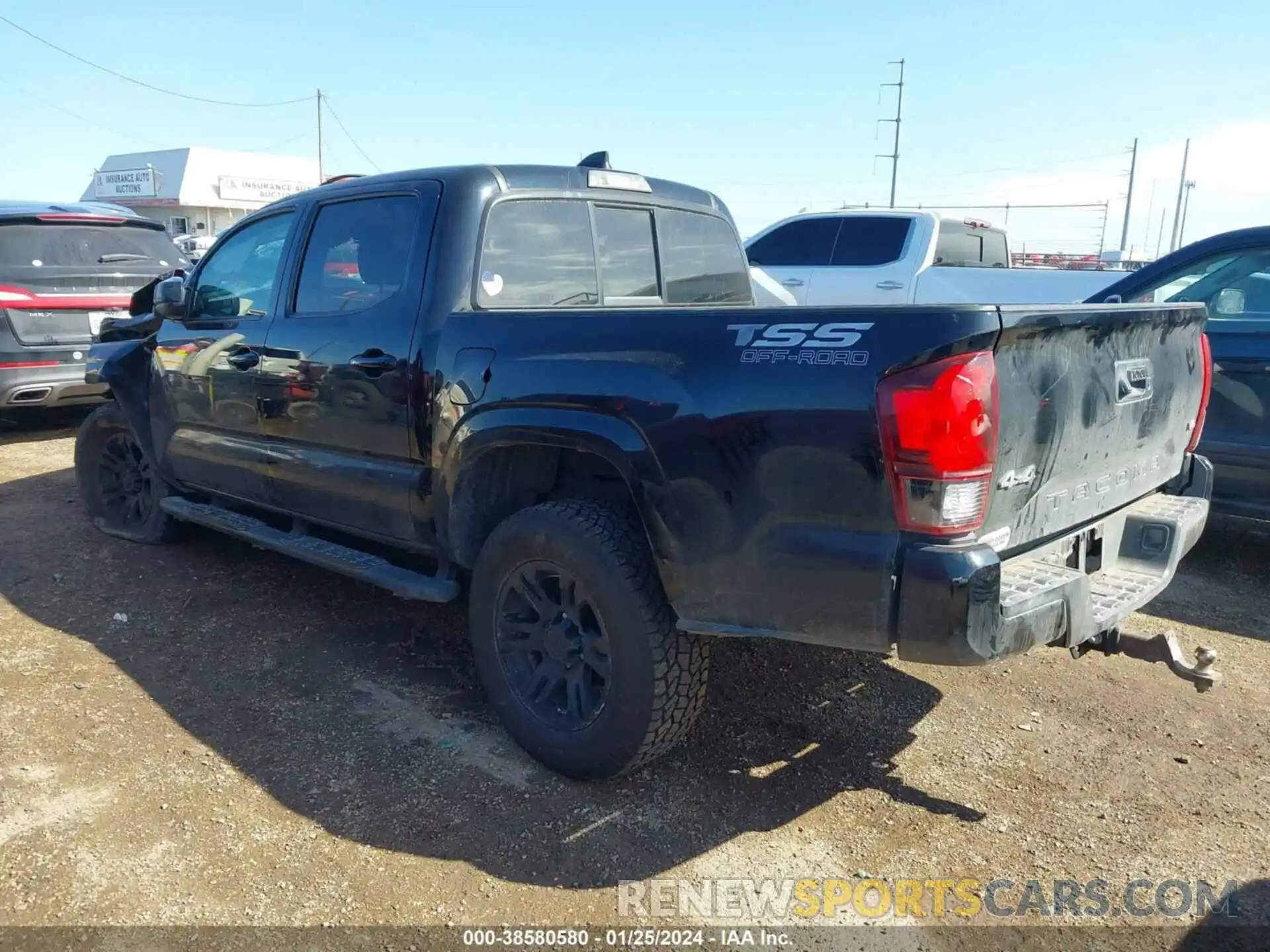 3 Photograph of a damaged car 3TMCZ5AN5NM480521 TOYOTA TACOMA 2022