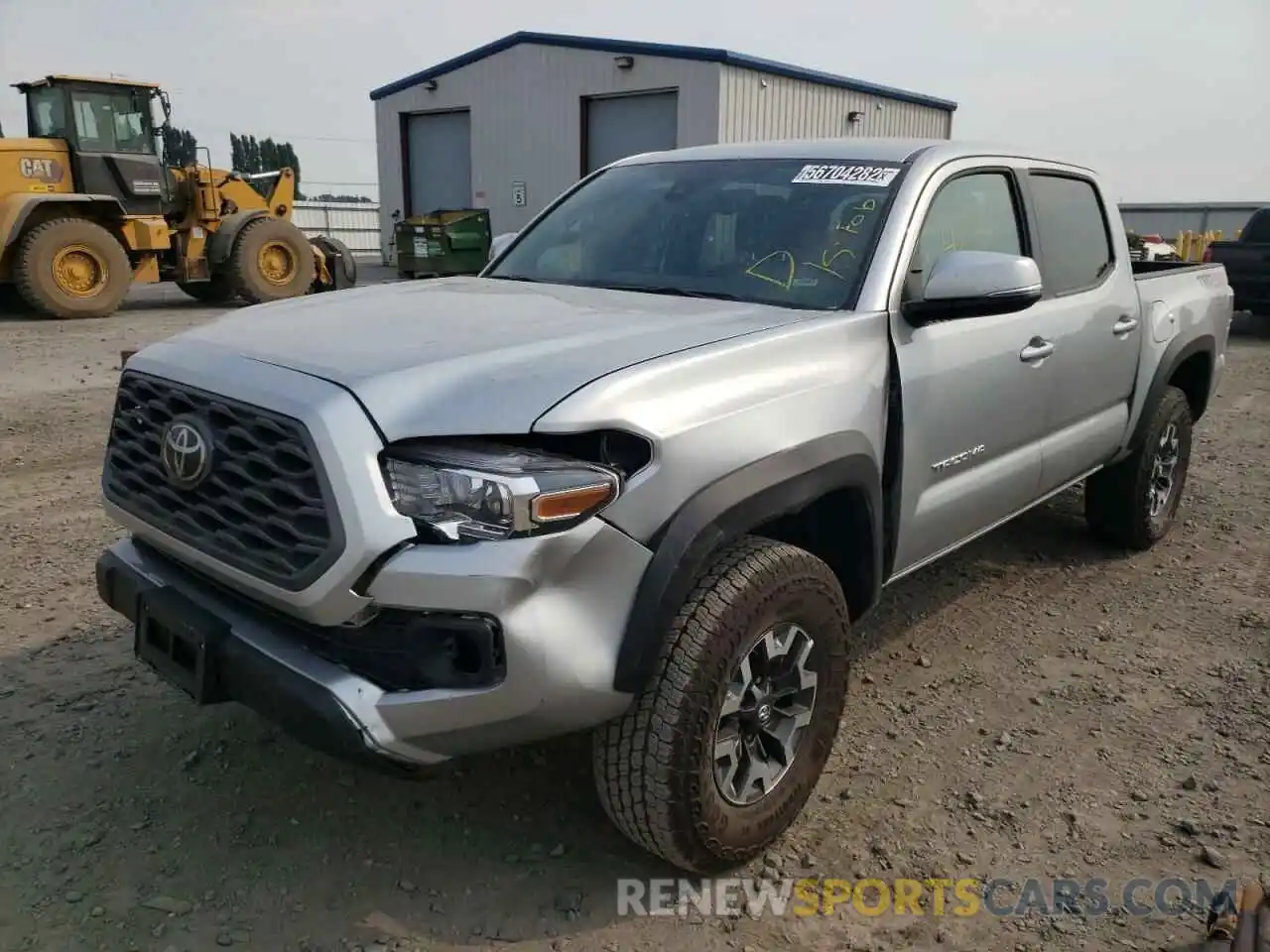 2 Photograph of a damaged car 3TMCZ5AN5NM494631 TOYOTA TACOMA 2022